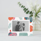 Aangepast Briefkaart voor kerstmis en feestdagen m (Staand voorkant)