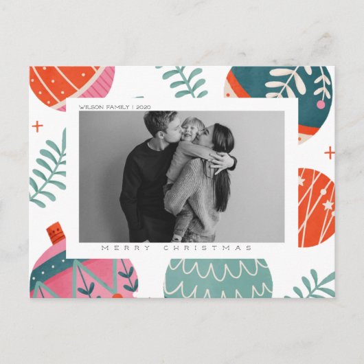 Aangepast Briefkaart voor kerstmis en feestdagen m (Voorkant)