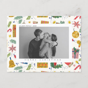 Aangepast Briefkaart voor kerstmis en feestdagen m