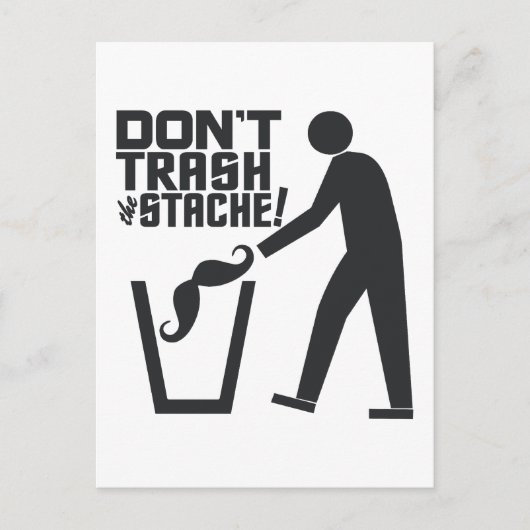 Aangepast briefkaart voor vuilnis (Voorkant)