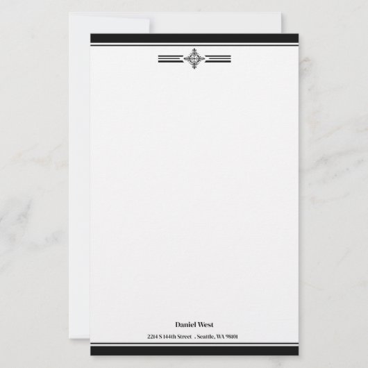 Aangepast briefpapier (Voorkant)