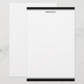 Aangepast briefpapier (Voorkant / Achterkant)