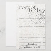 Aangepast Briefpapier (Voorkant / Achterkant)