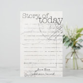 Aangepast Briefpapier (Staand voorkant)