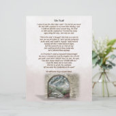 Aangepast Briefpapier trail papier (Staand voorkant)