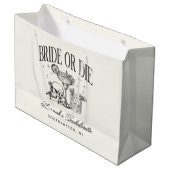 Aangepast Bruid Of Sterf Bachelorette Cocktail Fee Groot Cadeauzakje (Voorkant Gekanteld)