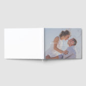 Aangepast bruiloft-gastboek met foto gastenboek (Volledig)