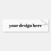 Aangepast Bumpersticker (Voorkant)