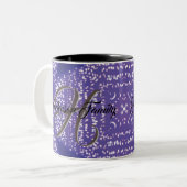 Aangepast Cadeau op verjaardag Tweekleurige Koffiemok (Voorkant links)