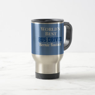 Aangepast cadeau! 'S Werelds beste buschauffeur Tr Reisbeker