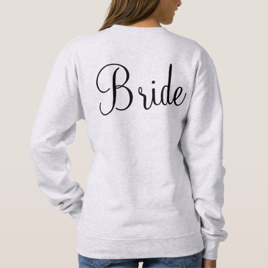 Aangepast Cadeau voor aangepaste bridecadeaucode Trui (Achterkant)