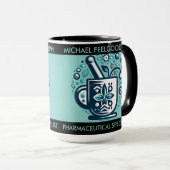 Aangepast cadeau voor apotheker mok (Voorkant rechts)
