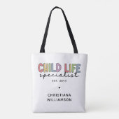 Aangepast cadeau voor Certified Child Life Special Draagtas (Achterkant)