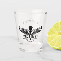 Aangepast cadeau voor gitaristen Drinkware Bar Gla