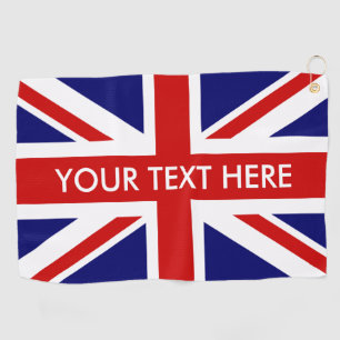 Aangepast cadeau voor golfhanddoeken van de Britse Golfhanddoek