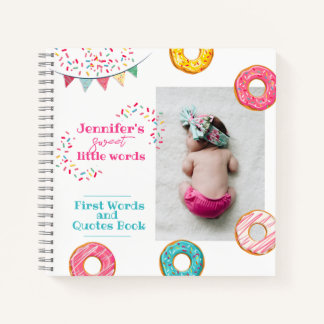Aangepast cadeau voor het boek met eerste woorden