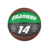 Aangepast cadeau voor kleine mini-basketbal kind o basketbal (Voorkant)