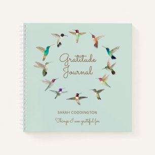 Aangepast California Hummingbird Gratitude-noteboo Notitieboek