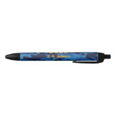 Aangepast Camouflage Navy Blue Zwarte Inkt Pen (Bodem)