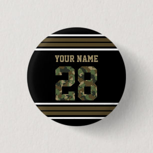 Aangepast camouflage nummer 28 Aangepast Ronde Button 3,2 Cm