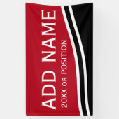 Aangepast campagneontwerp - Maak uw eigen ontwerp Spandoek (Verticaal)