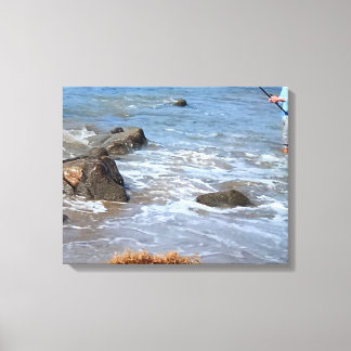 aangepast canvas retro fotoillustratie afdruk