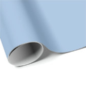 Aangepast Carolina Blue Matte Wrapping Paper Cadeaupapier (Rol Hoek)