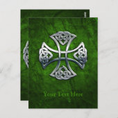 Aangepast Celtic Cross Briefkaart (Voorkant / Achterkant)