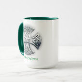 Aangepast Celtic Cross Mok (Voorkant links)