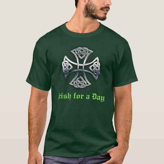 Aangepast Celtic Cross T-shirt (Voorkant)