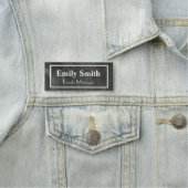 Aangepast Chalkboard Magnetic Name Badge (In situ)