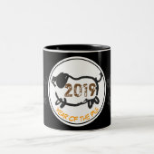 Aangepast Chinees Jaar van de Mok van het Spel 2-t (Center)