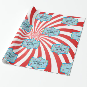 Aangepast  Circus-oppakpapier Cadeaupapier