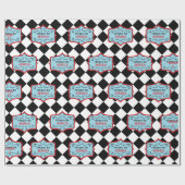 Aangepast Circus-oppakpapier Cadeaupapier (Vlak)