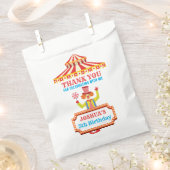 Aangepast circusfeest voor verjaardagsfeest bedankzakje (Geknipt)