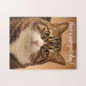 Aangepast citaat Kat Lovers Aangepaste foto Funny  Legpuzzel (Horizontaal)