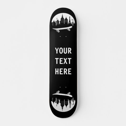 Aangepast - City Skyscrapers Skateboard (Voorkant)