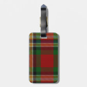 Aangepast Clan MacGill Tartan Bagagelabel (Achterkant verticaal)