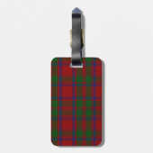 Aangepast Clan MacIntosh Tartan Bagagelabel (Achterkant verticaal)