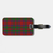 Aangepast Clan MacIntosh Tartan Bagagelabel (Achterkant horizontaal)
