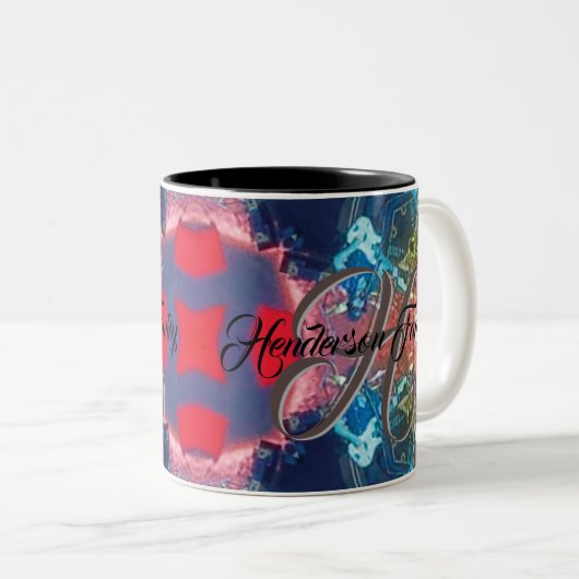 Aangepast Collectie Koffiebeker Tweekleurige Koffiemok (Voorkant rechts)