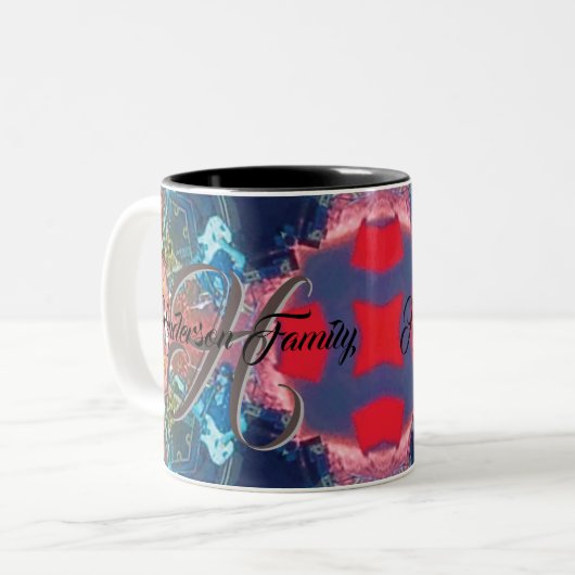 Aangepast Collectie Koffiebeker Tweekleurige Koffiemok (Voorkant links)