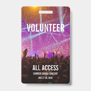 Aangepast concertbadge badge