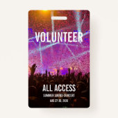 Aangepast concertlogo badge (Voorkant)