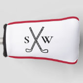 Aangepast Creëer Uw eigen Golfthema Monogrammen Golfheadcover (Voorkant)