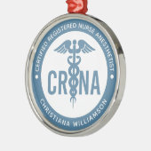 Aangepast CRNA-gecertificeerd geregistreerde verpl Metalen Ornament (Links)