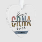 Aangepast CRNA-gecertificeerd geregistreerde verpl Ornament (voorkant)