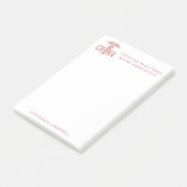 Aangepast CRNA-gecertificeerd geregistreerde verpl Post-it® Notes (Schuin)