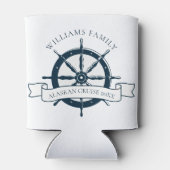 Aangepast cruiseschip  Nautisch wiel Blikjeskoeler (Achterkant)