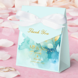 Aangepast Dank Je Wel Goud Schrift Meneer & Mevrou Bedankdoosjes